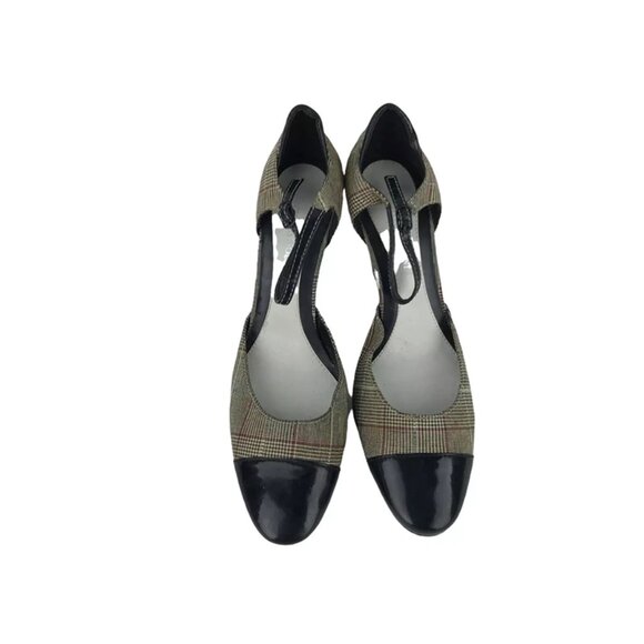 Enzo Angiolini Womens Beige Ankle Strap Round Toe Pump Stiletto Heels Size 5.5 M - Picture 4 of 9
